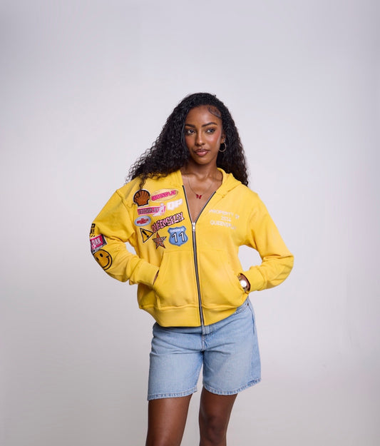 Lemon Zip-Up Jacket