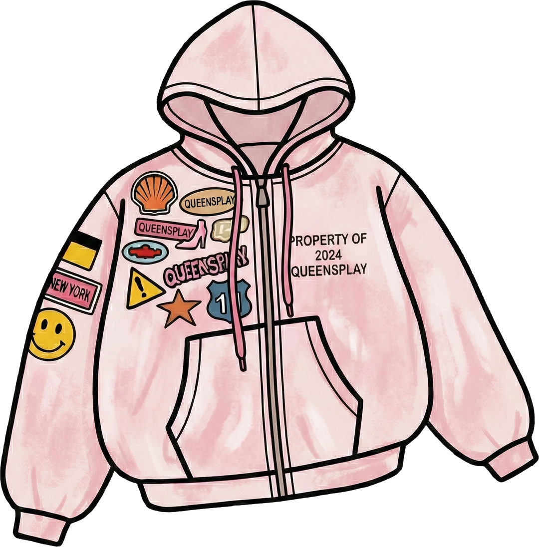Strawberry Zip-Up