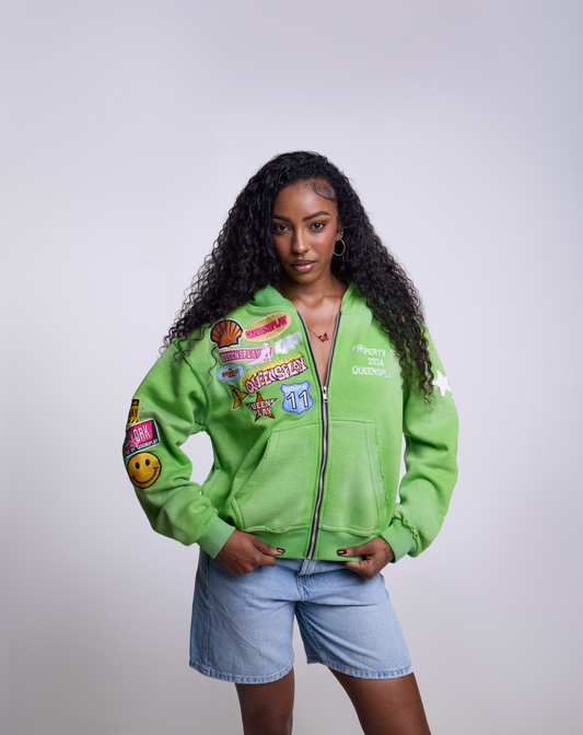 Lime Zip-Up Jacket